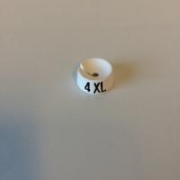 MB wit/zwart 4XL voor op kledinghanger