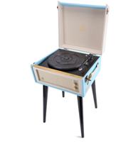 GPO Bermuda Dansette USB Platenspeler Blauw