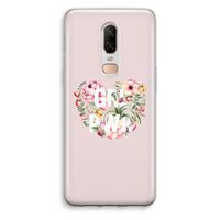 GRL PWR Flower: OnePlus 6 Transparant Hoesje