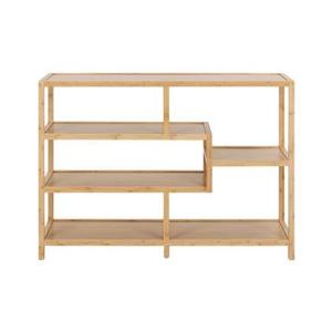 Lisomme Moos Bamboe Houten Boekenkast - B 115 cm - Naturel