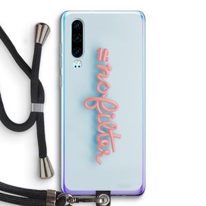 #nofilter: Huawei P30 Transparant Hoesje met koord