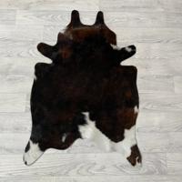 Kleine koeienhuid bruin wit zwart (Normandiër) 90x60cm