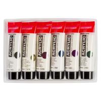 Amsterdam All Acrylics Amsterdam • standard series acrylic paint pearlescent set 6x20ml