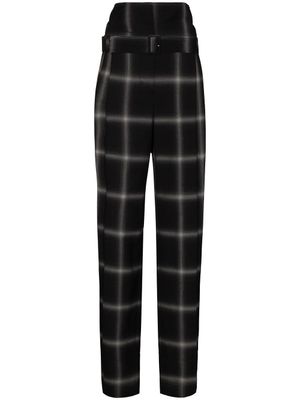 Stella McCartney pantalon Harley à taille haute - Noir