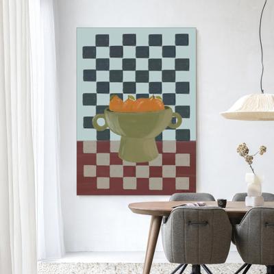 Urban Cotton Wandkleed 'Eclectic Series 2' 80 x 110cm in Frame - black