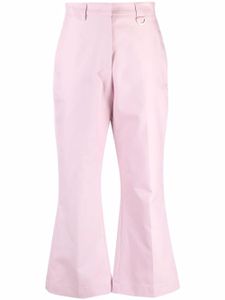 MSGM pantalon de tailleur à plis marqués - Rose