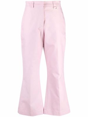 MSGM pantalon de tailleur à plis marqués - Rose