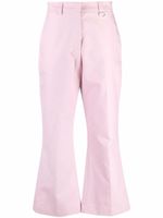 MSGM pantalon de tailleur à plis marqués - Rose