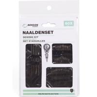 Benson Naalden set - Naaispelden - 60x - diverse maten / soorten - Hobby naald en draad Benson Naalden set - Naaispelden - 60x - diverse maten / soorten - Hobby naald en draad