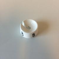 MB wit/zwart 8 voor op kledinghanger