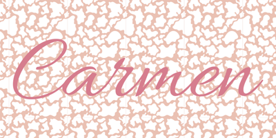 Roze dierenprint met gepersonaliseerde naam Vinyl tapijt