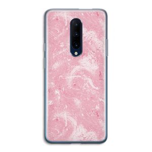 Abstract Painting Pink: OnePlus 7 Pro Transparant Hoesje