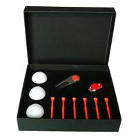 11 in 1 6 golf tees + Divot tool + 3 golfballen gift box set (rood) 11 in 1 6 golf tees + Divot tool + 3 golfballen gift box set (rood)