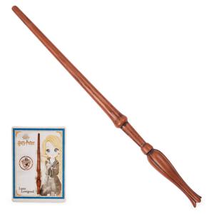 Wizarding World Harry Potter toverstaf met spreukkaart Loena Leeflang - 30 cm