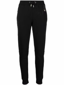 Philipp Plein pantalon de jogging à logo brodé - Noir