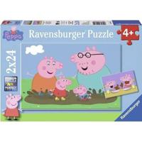 PEPPA PIG Puzzle Family Life 2x24 stks