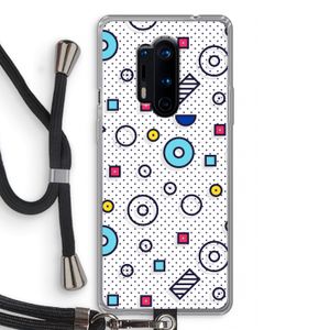 8-bit N°9: OnePlus 8 Pro Transparant Hoesje met koord