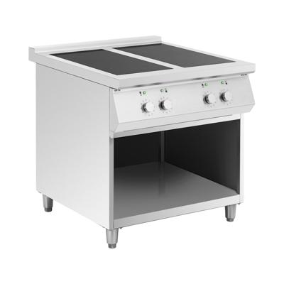 Inductiekookplaat - 17000 W - 4 branders - 260 °C - Opbergruimte - Royal Catering