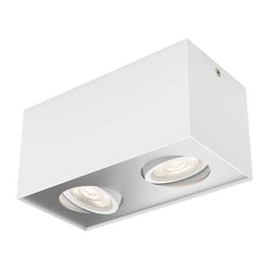 Philips WarmGlow LED Box plafond-/wandspot, 2x