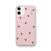 Hartjes: iPhone 12 Transparant Hoesje
