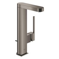 GROHE Plus waterbesparende wastafelkraan l-size met waste en draaibare uitloop brushed hard graphite 23851AL3 - thumbnail