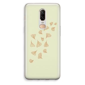 Falling Leaves: OnePlus 6 Transparant Hoesje