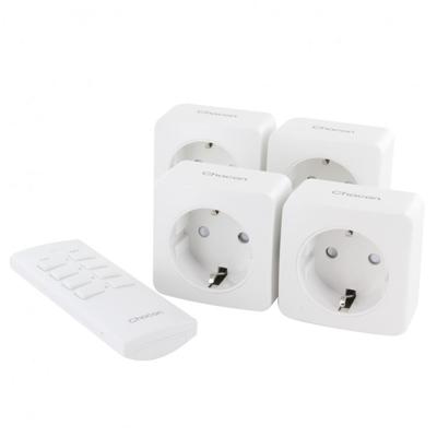 Basisset draadloos schakelen 4x ontvangers+AB - 6950020