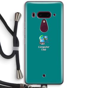 Win98: HTC U12+ Transparant Hoesje met koord
