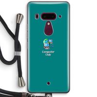 Win98: HTC U12+ Transparant Hoesje met koord