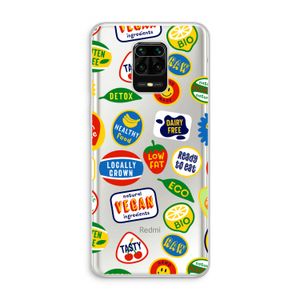 Fruitsticker: Xiaomi Redmi Note 10 Lite Transparant Hoesje