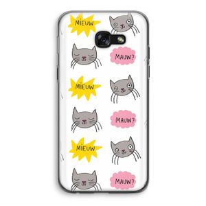 Meow: Samsung Galaxy A5 (2017) Transparant Hoesje