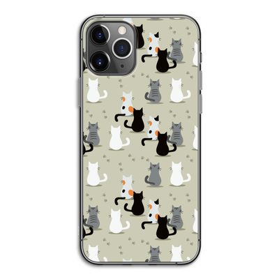 Katten: iPhone 11 Pro Transparant Hoesje