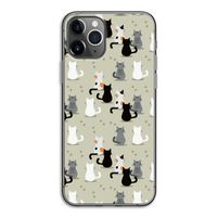 Katten: iPhone 11 Pro Transparant Hoesje
