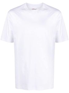 Kiton t-shirt en coton à broderies - Blanc