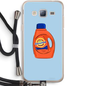 Ultra Sensitive: Samsung Galaxy J3 (2016) Transparant Hoesje met koord