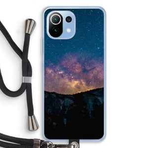 Travel to space: Xiaomi Mi 11 Lite Transparant Hoesje met koord