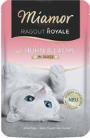 MIAMOR Ragout Royale Chicken and salmon in sauce - nat kattenvoer - 100g