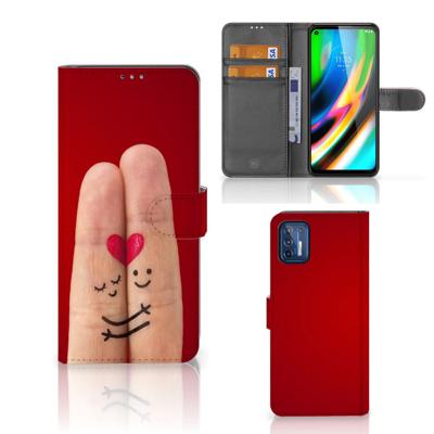 Motorola Moto G9 Plus | Wallet Case | met Pasjes | Liefde - Origineel Romantisch Cadeau