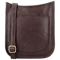 Hide & Stitches Crossbody Schoudertas Jura Donker Bruin