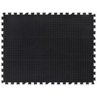 VidaXL Rubbertegel 12 mm 90x120 cm zwart