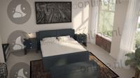 Opberg boxspring 200 x 190 cm- stofkleur 5087