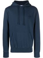 MC2 Saint Barth logo-embroidered cotton hoodie - Bleu