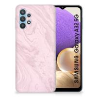 Samsung Galaxy A32 5G | TPU | Siliconen hoesje | Marble Pink - Origineel Cadeau Vriendin