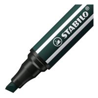 STABILO pen 68 max viltstift met dikke beitelpunt aardegroen