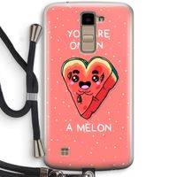One In A Melon: LG K10 (2016) Transparant Hoesje met koord