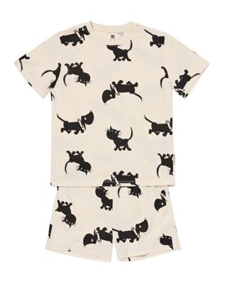 HEMA Takkie en Siepie kindershortama gebroken wit (gebroken wit)