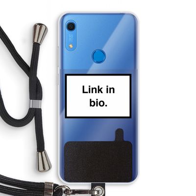 Link in bio: Huawei Y6s Transparant Hoesje met koord