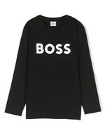 BOSS Kidswear t-shirt à logo imprimé - Noir - thumbnail