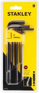Stanley 0-69-256 Stifsleutelset met Ronde Kop 9-delig 1.5 - 10mm