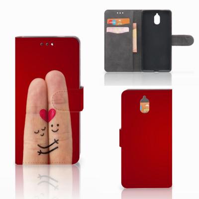 Nokia 3.1 (2018) | Wallet Case | met Pasjes | Liefde - Origineel Romantisch Cadeau